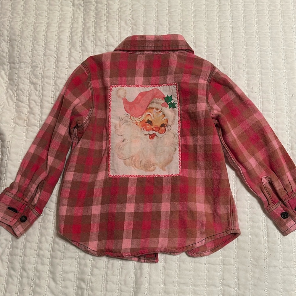 Santa flannel size 3T
